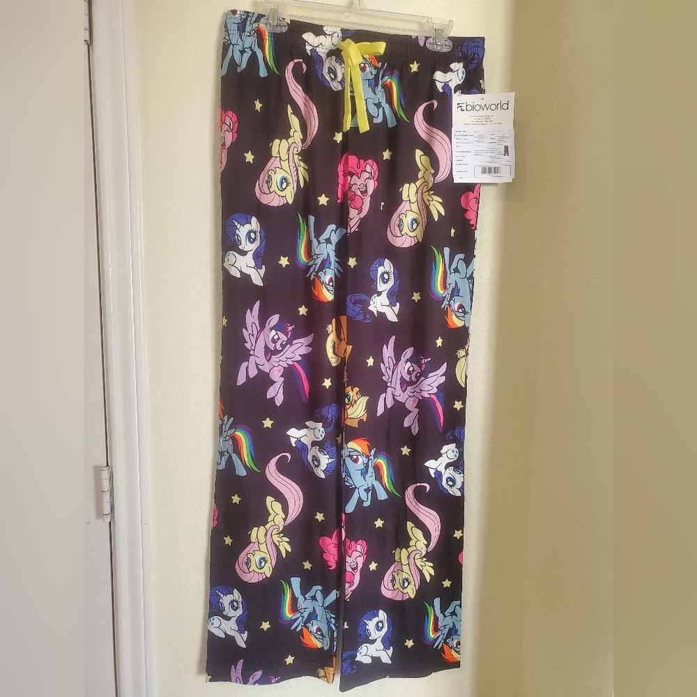 My Little Pony Black Bioworld Dorm Pajama Pants